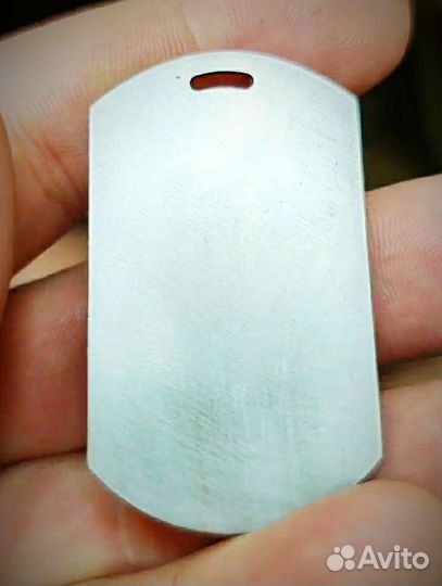 Жетон армейский Титан под гравировау