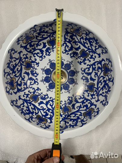 Раковина в ванную накладная бу