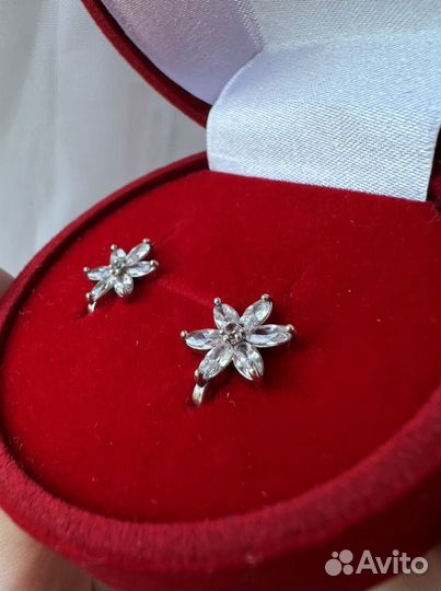Серьги серебро 925 пробы