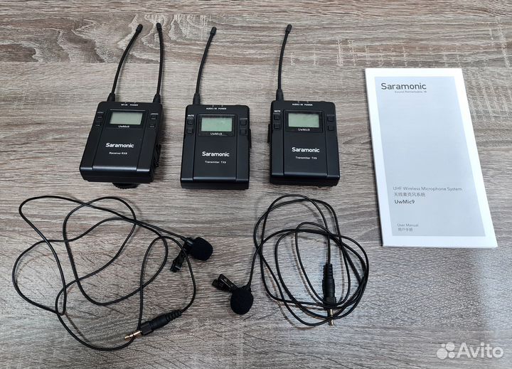 Радиосистема Saramonic UwMic9 (TX9+TX9+RX9)