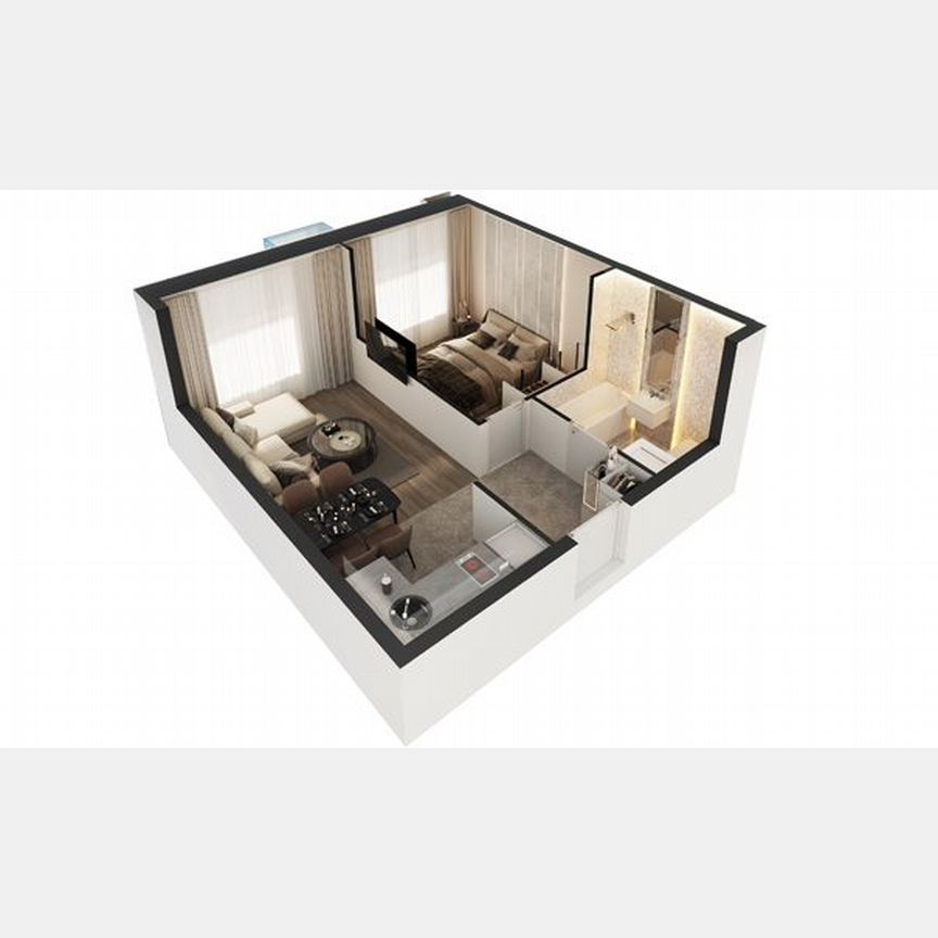 1-к. апартаменты, 37,5 м², 2/30 эт.