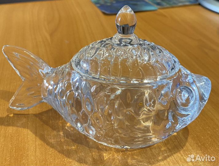 Икорница стеклянная