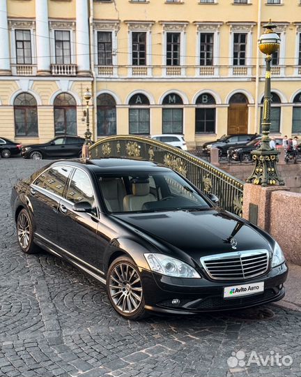 Mercedes-Benz S-класс 5.5 AT, 2008, 200 000 км