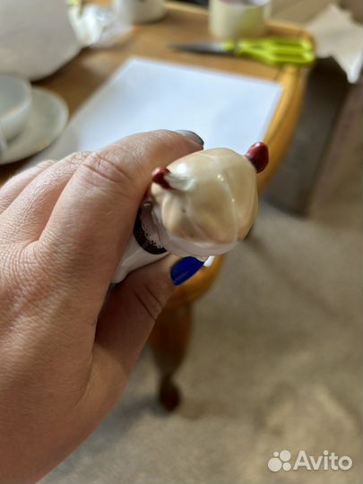 Школьница Девочка с портфелем Фарфор лфз