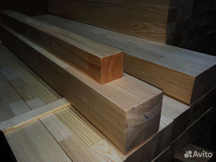 Брус из сосны для надежного строительства