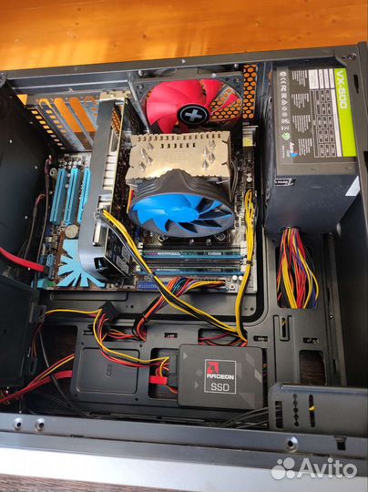 Системный блок- mb Asus, xeon x3440, 8G, GTX1050ti