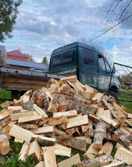 Дрова колотые березовые, дрова колотые ольховые