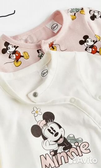 Новый «H&M» Disney Комбинезон - Слипы 2в1 Комплект