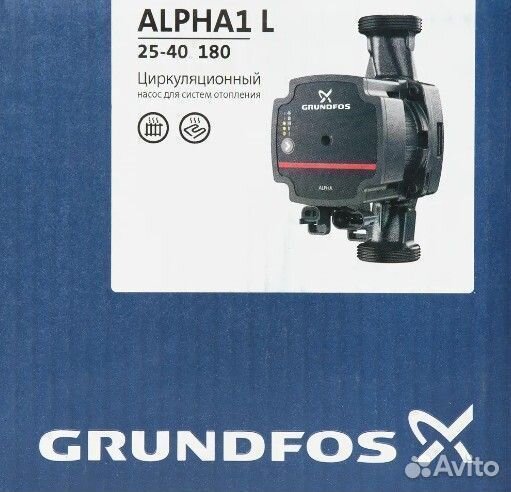 Циркуляционный насос Grundfos Alpha 1 L25-40-180