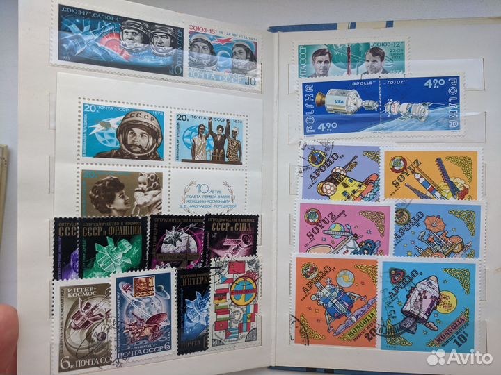 Марки космос самолёты