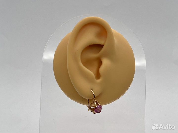 Золотые серьги 583 пробы