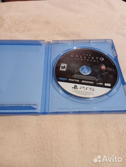 Диск The callisto protocol, ps5