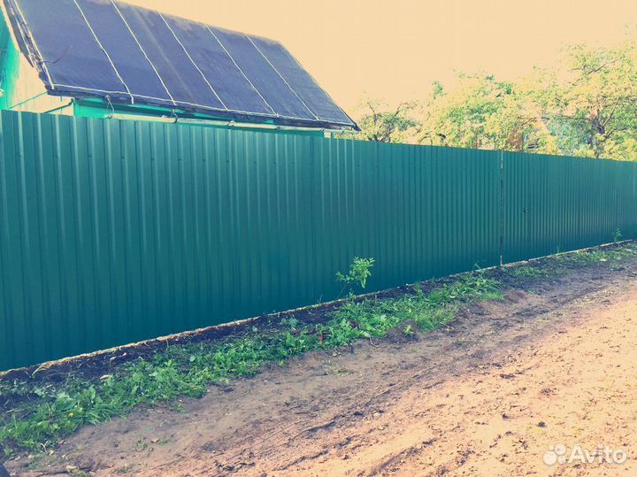 Забор из профнастила