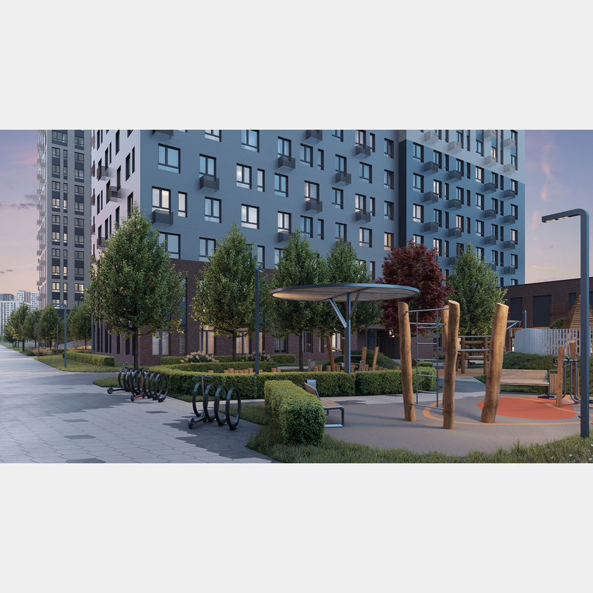 2-к. квартира, 54,3 м², 1/20 эт.