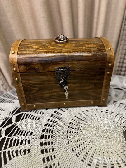 Сундучок деревянный, ручная работа