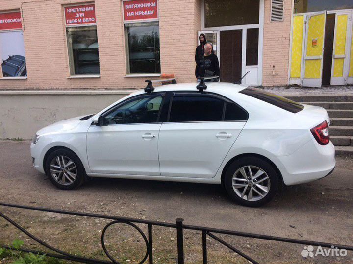 Багажник Атлант на крышу Skoda Rapid