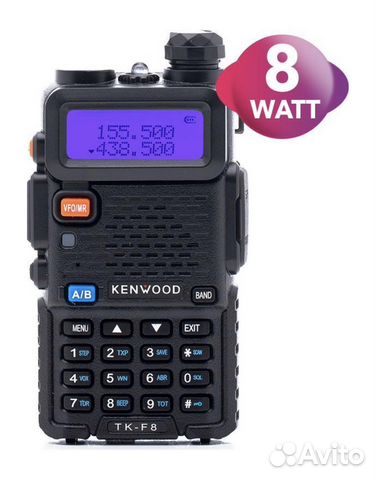 Рация kenwood UV-F8 (8ватт)