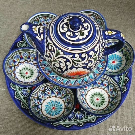 Посуда,Риштан из Узбекистана