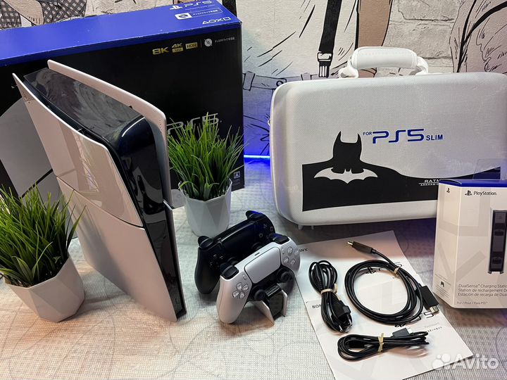 Sony playstation 5+2-гейм+заряд+750игр