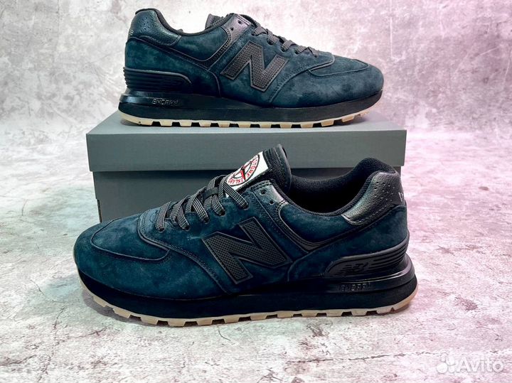 Кроссовки New Balance 574 Stone Island эргономичные