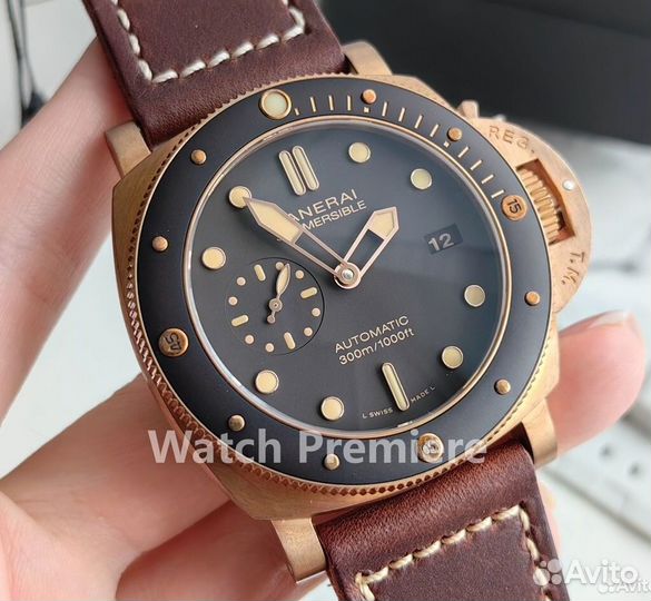 Часы Panerai Submersible Bronzo