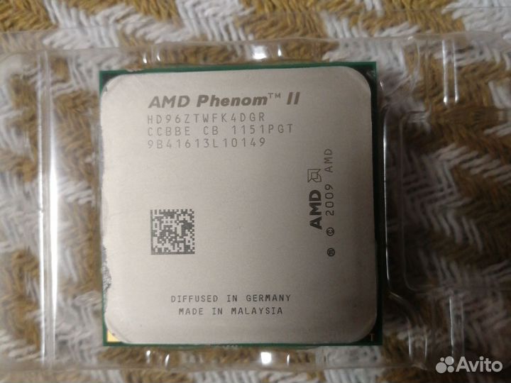 Процессор phenom II 960t