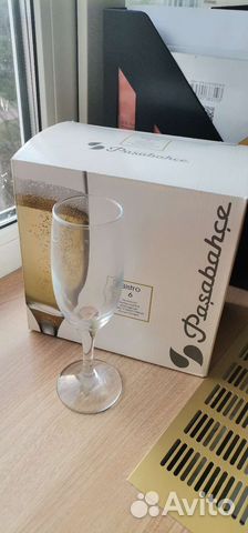 Фужеры для шампанского Pasabahce, стекло, 180 мл