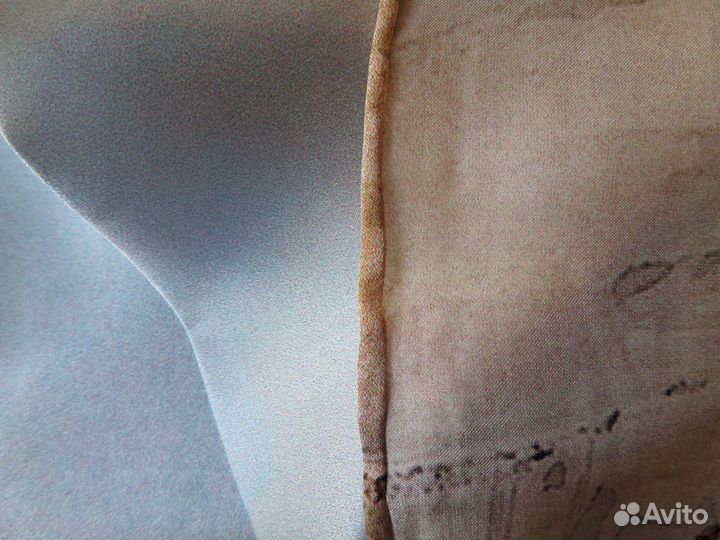 Шелковый шарф-палантин (новый) женский