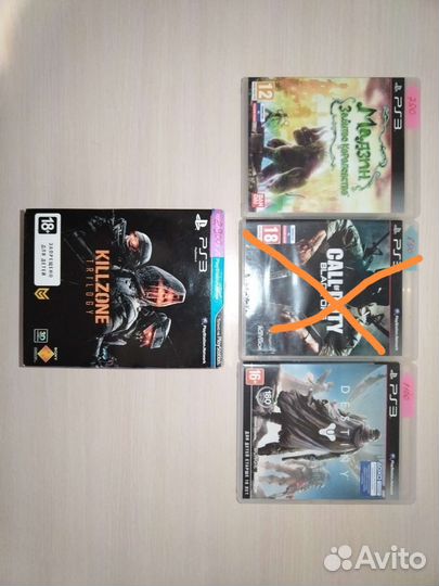 Игровые диски на sony ps3