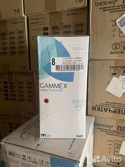 Перчатки стерильные хирургические Gammex