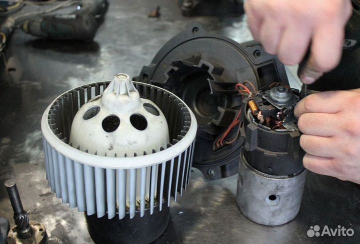 Ремонт мотора печки Isuzu