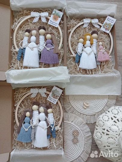 Семьи макраме на заказ