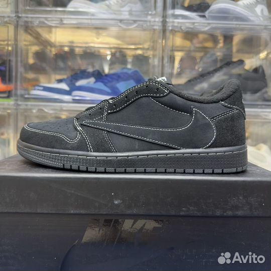 Кроссовки Nike Air Jordan 1 Low Black Phantom