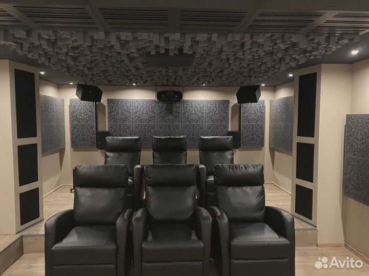 Акустические панели ткань дерево