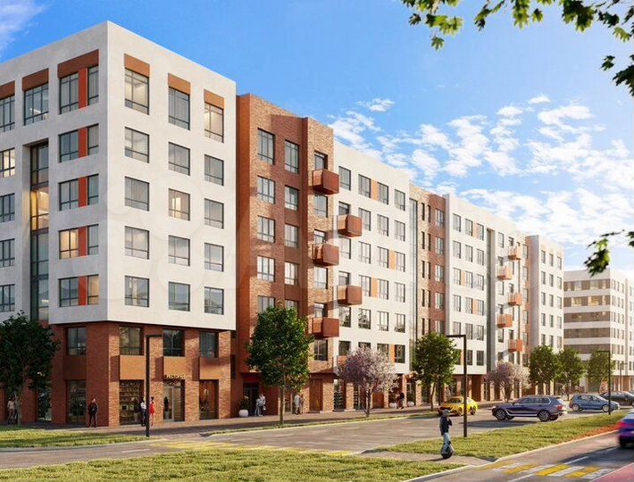 1-к. квартира, 46,5 м², 4/7 эт.