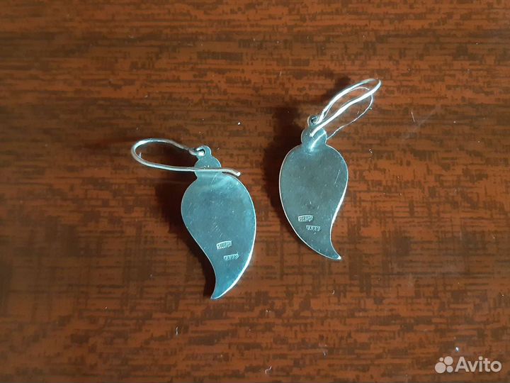 Серьги серебряные СССР