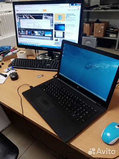 Ноутбук HP 15 с гарантией 3 месяца