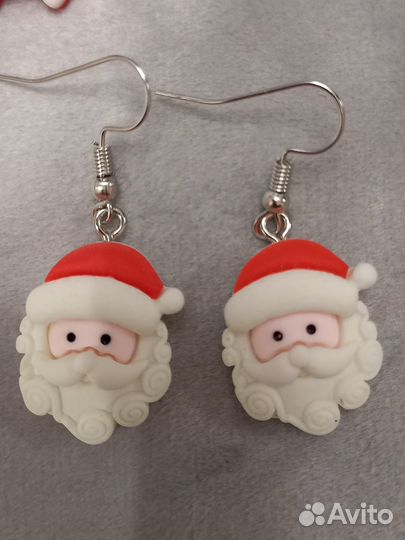 Сережки новогодние