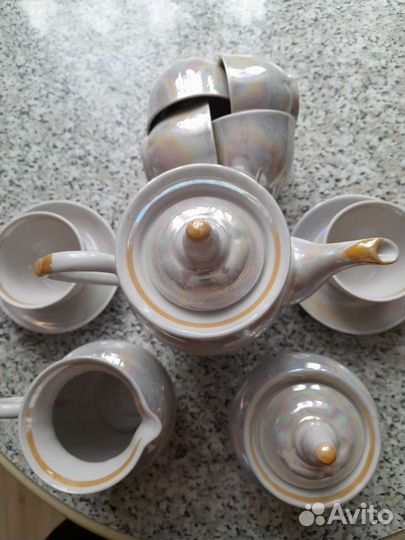 Чайно кофейный сервиз фарфор