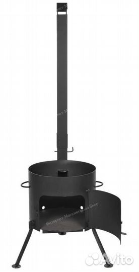 Печь под казан с трубой 360 мм. (под казан 12 л.)