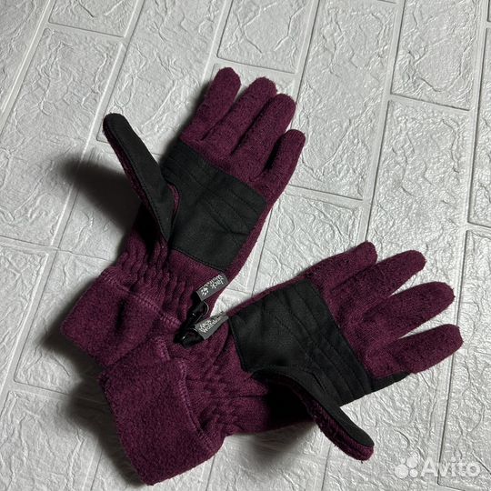 Флисовые перчатки Jack Wolfskin M оригинал