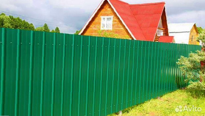Забор из профнастила