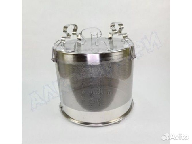 Бункер для затирания солода для куба 37л 36х36см