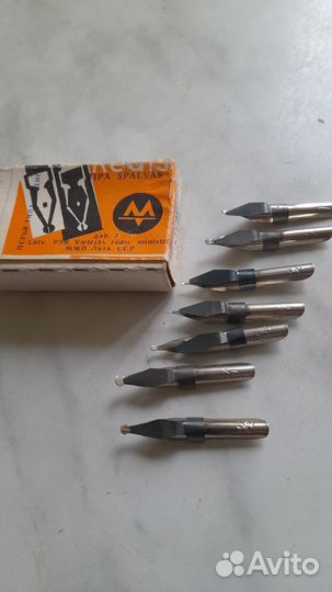 Перья плакатные периода СССР