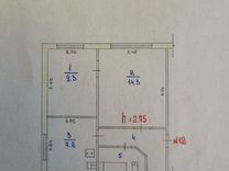 2-к. квартира, 38,2 м², 2/2 эт.