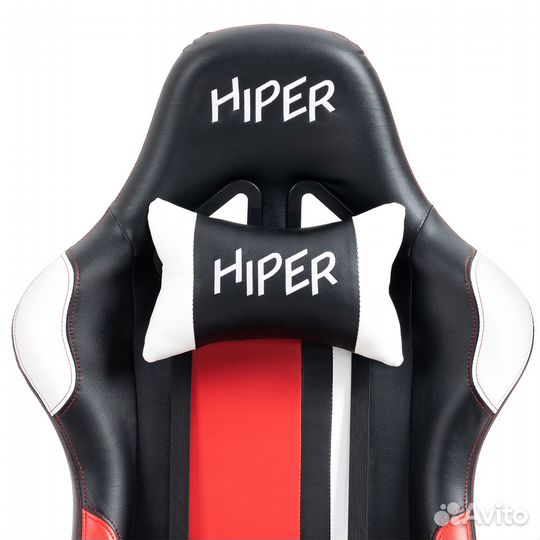 Игровое кресло Hiper черно-красное