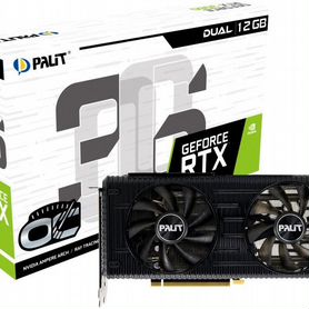 Видеокарты RTX 3060 Palit dual OC 12Gb гарантия