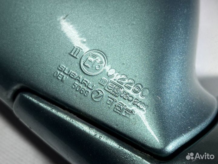 Зеркало правое 3 контакта Subaru Impreza GC3 1995