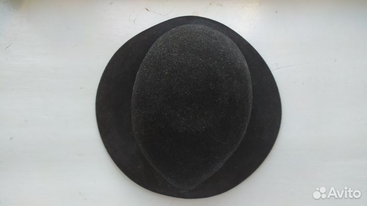 Шляпа женская фетровая черная р. 55