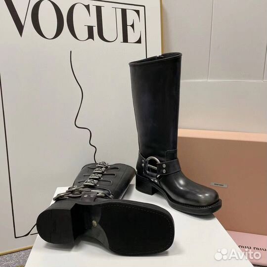 Женские сапоги Miu Miu boots